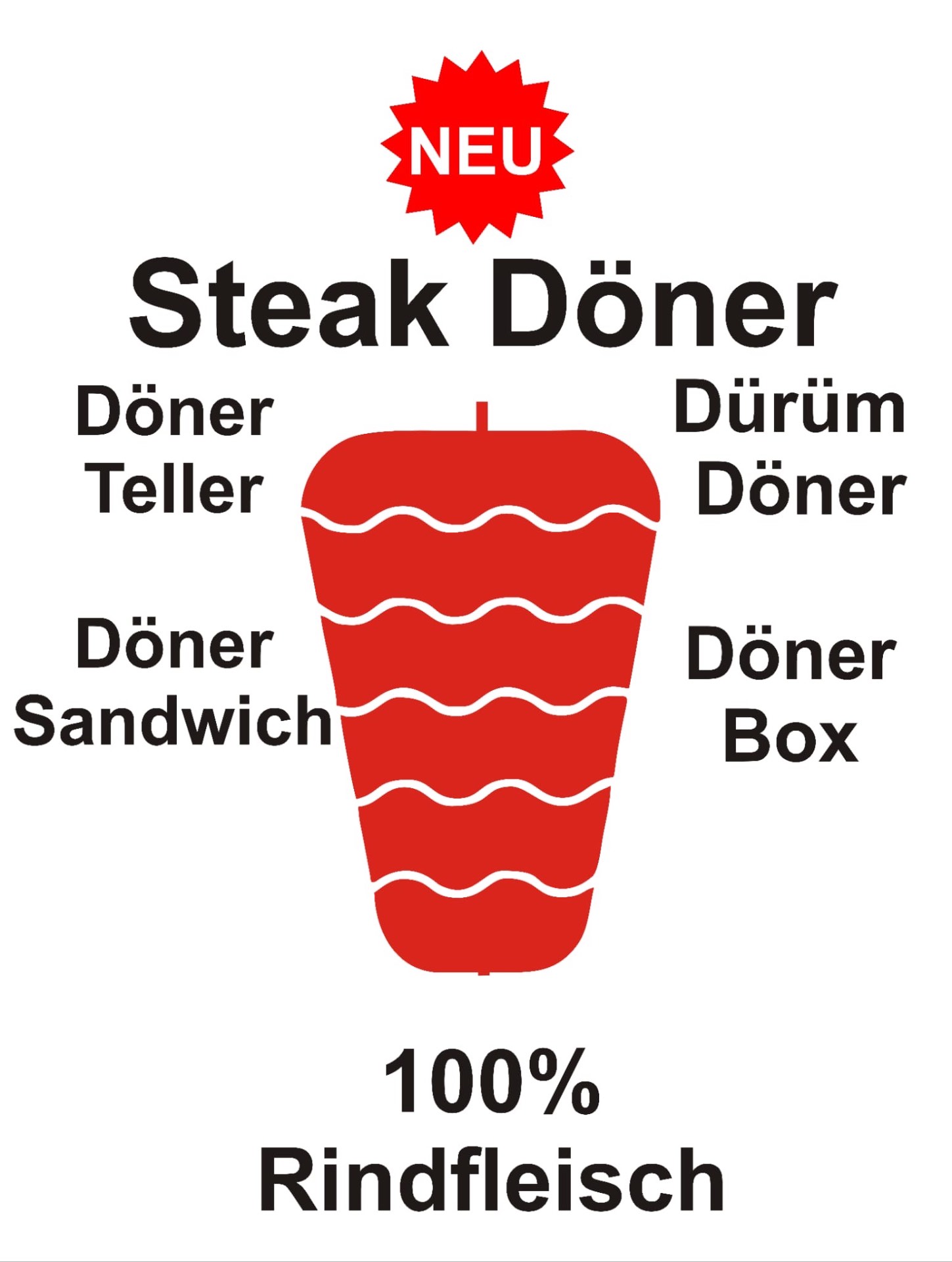 Steak Döner – 100 % Rindfleisch
